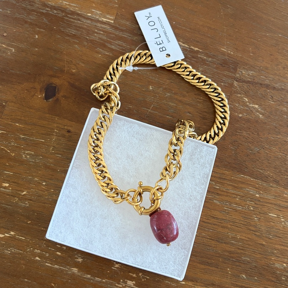beljoy mandy crystal charm necklace